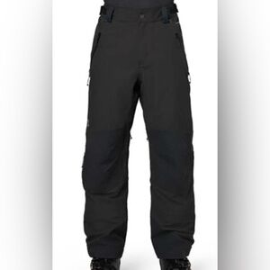 FlyLow Chemical Ski/Snowboard Pants – Men’s Medium - Black